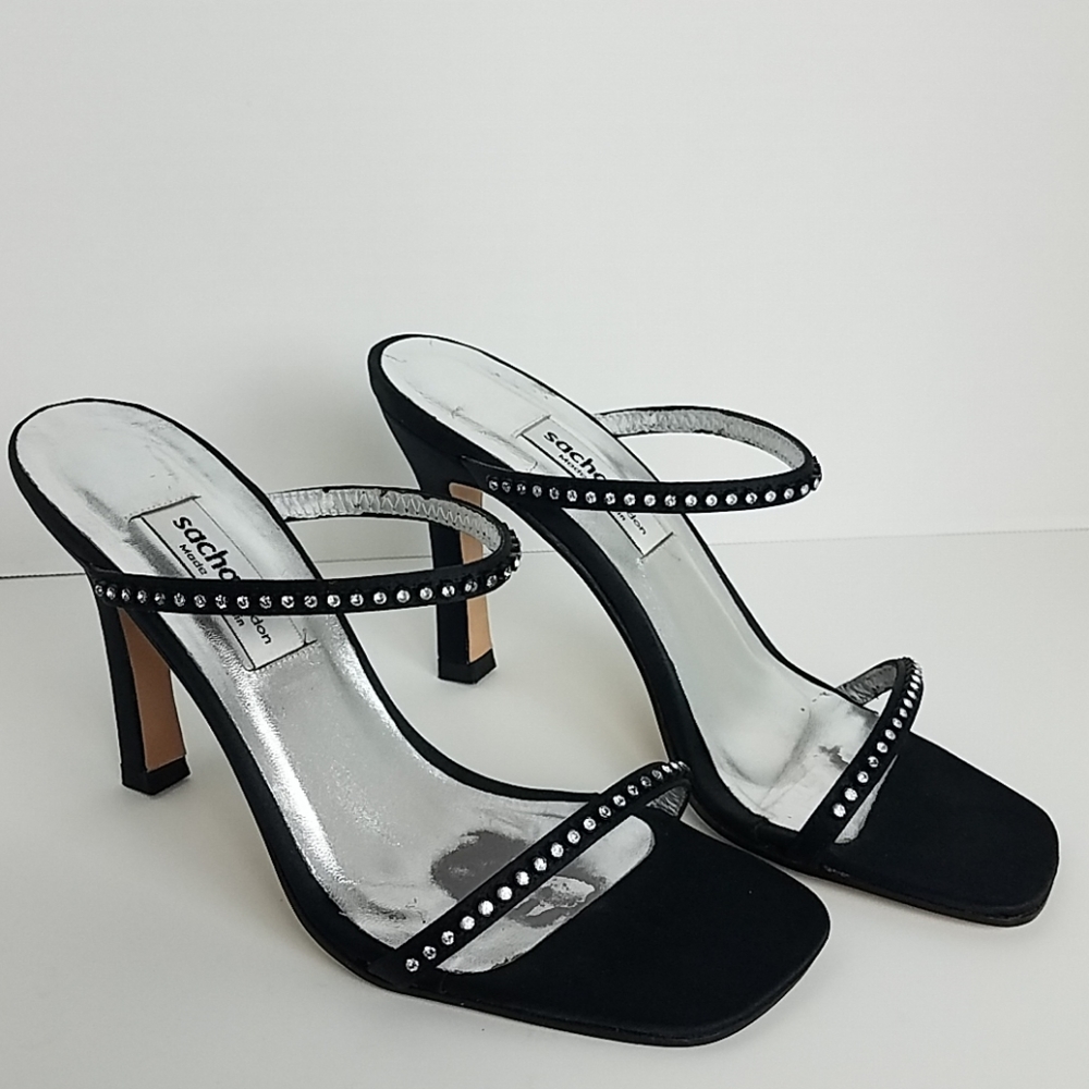 Sacha London Heels Sz 7.5 Leather Sole